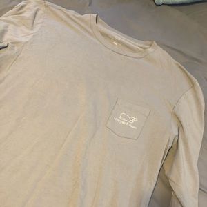 Men’s Long Sleeve Vineyard Vines (Grey) Shirt